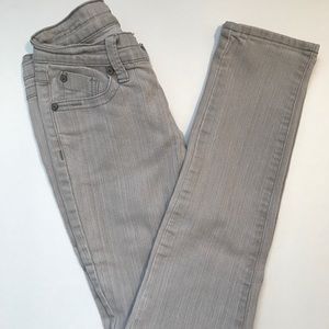 Juniors Grey Skinny Jeans